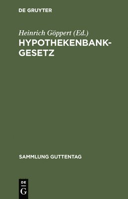 Hypothekenbankgesetz