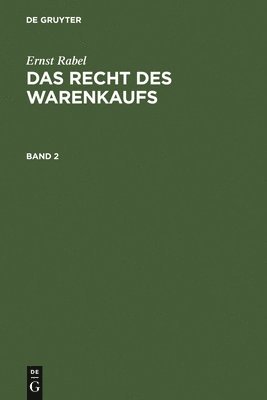 Ernst Rabel - Rabel, Ernst; Rabel, Ernst, Inbunden. Tillgänglighet: Lägg i varukorg
