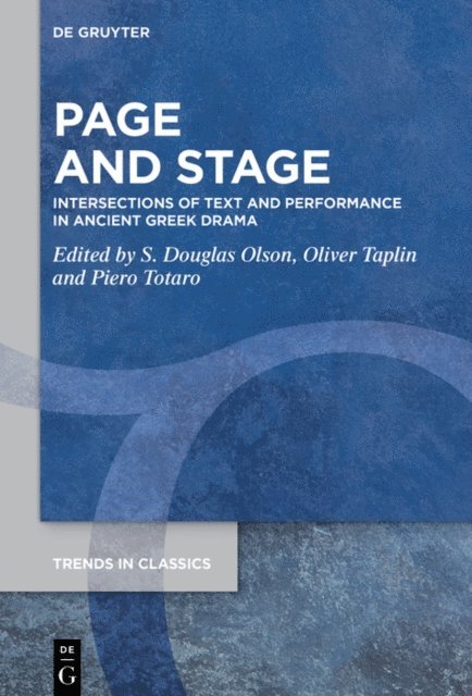 Piero Totaro, Oliver Taplin, Stuart Douglas Olson - Page and Stage, E-bok