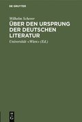 ber den Ursprung der deutschen Literatur