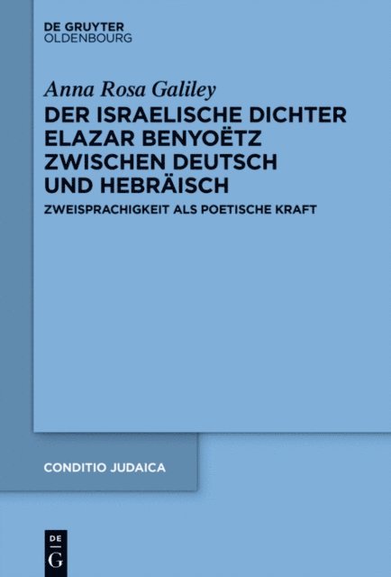 Anna Rosa Galiley - Der israelische Dichter Elazar Benyoëtz zwischen Deutsch und Hebräisch, E-bok