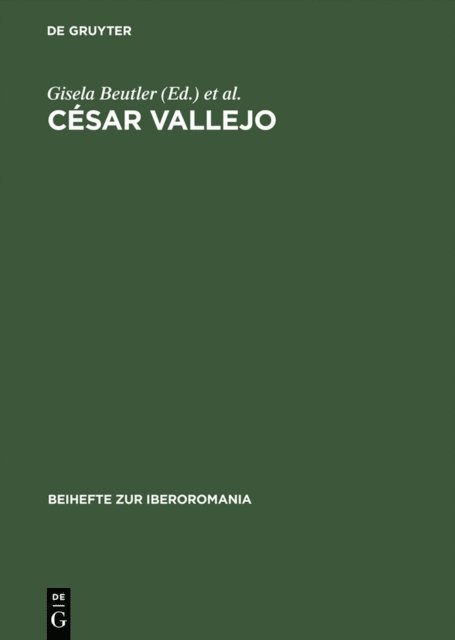 Alejandro Losada, Gisela Beutler - César Vallejo, E-bok