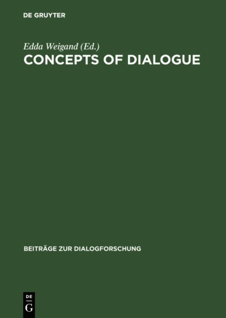 Edda Weigand - Concepts of dialogue, E-bok