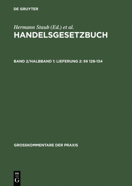 Peter Ulmer, Robert Fischer - Lieferung 2: §§ 128–134, E-bok