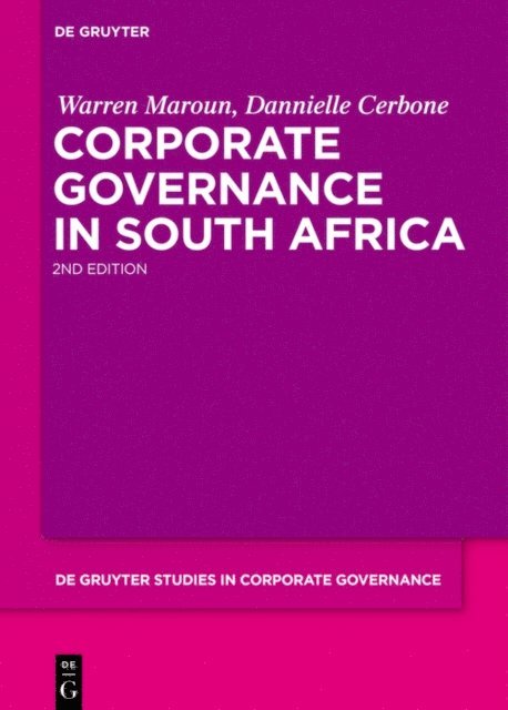 Dannielle Cerbone, Warren Maroun - Corporate Governance in South Africa, E-bok