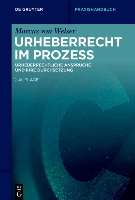 Marcus Welser - Urheberrecht im Prozess, E-bok