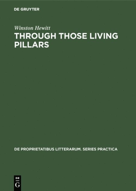 Winston Hewitt - Through those living pillars, E-bok