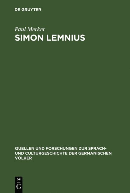 Paul Merker - Simon Lemnius, E-bok