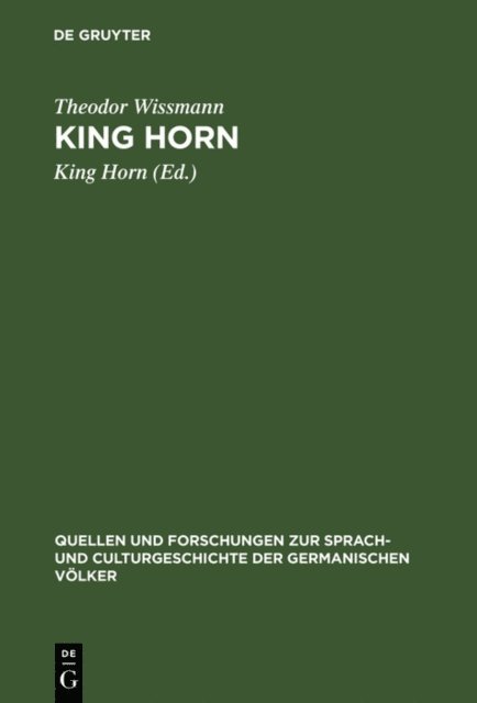 Theodor Wissmann, King Horn - King Horn, E-bok