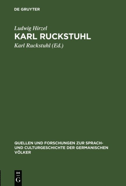 Ludwig Hirzel, Karl Ruckstuhl - Karl Ruckstuhl, E-bok