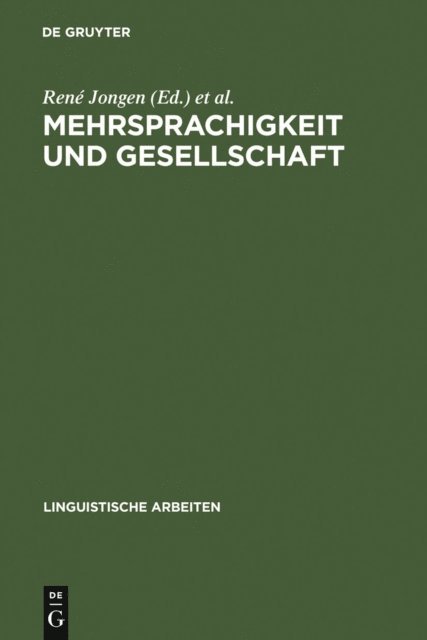 Marie-Paule Quix, Peter H. Nelde, Sabine De Knop, Rene Jongen - Mehrsprachigkeit und Gesellschaft, E-bok