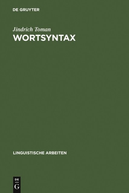 Jindrich Toman - Wortsyntax, E-bok