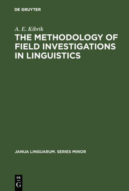 methodology of field investigations in linguistics