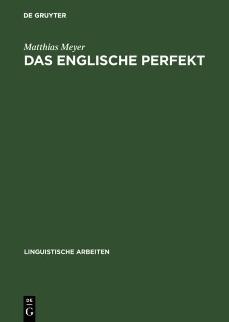 Matthias Meyer - Das englische Perfekt, E-bok