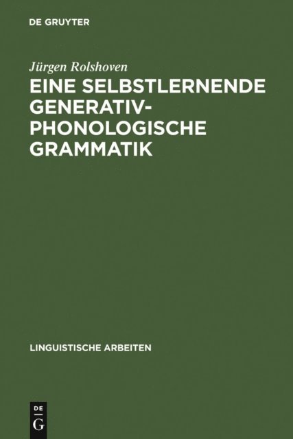 Eine selbstlernende generativ-phonologische Grammatik