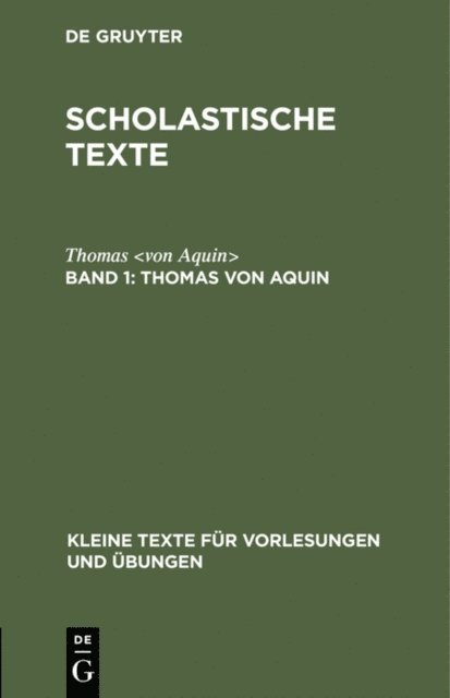Thomas <von Aquin>, Engelbert Krebs - Thomas von Aquin, E-bok