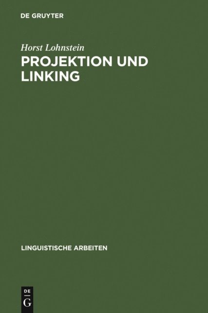 Horst Lohnstein - Projektion und Linking, E-bok