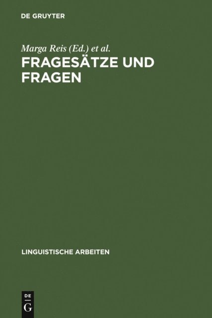 Inger Rosengren, Marga Reis - Fragesätze und Fragen, E-bok