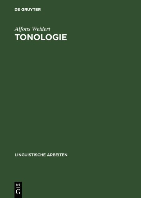 Alfons Weidert - Tonologie, E-bok