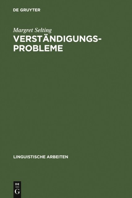Margret Selting - Verständigungsprobleme, E-bok