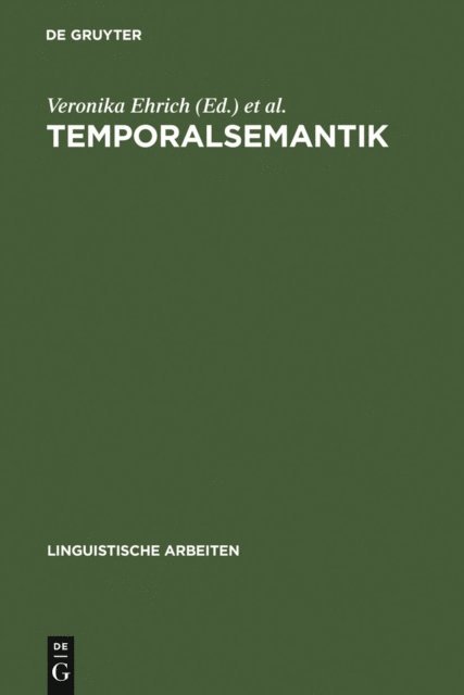 Heinz Vater, Veronika Ehrich - Temporalsemantik, E-bok