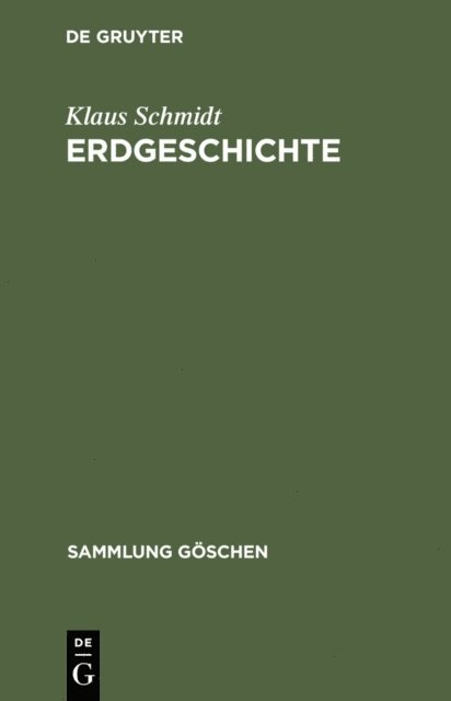Klaus Schmidt - Erdgeschichte, E-bok