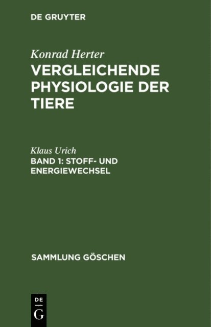 Klaus Urich - Stoff- und Energiewechsel, E-bok