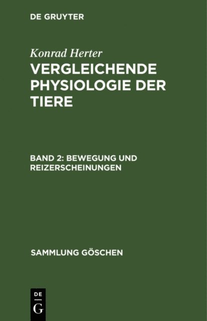 Konrad Herter - Bewegung und Reizerscheinungen, E-bok