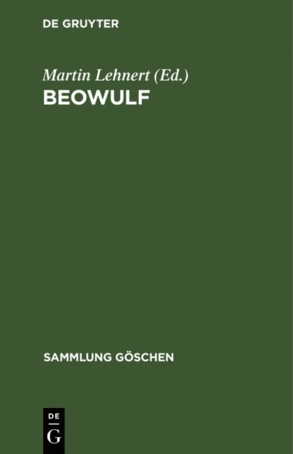 Martin Lehnert - Beowulf, E-bok