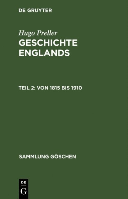 Hugo Preller - Von 1815 bis 1910, E-bok