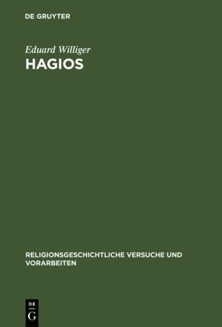 Eduard Williger - Hagios, E-bok