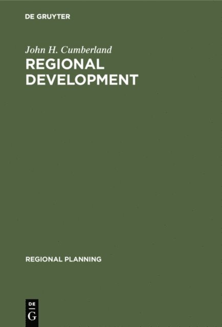 John H. Cumberland - Regional development, E-bok