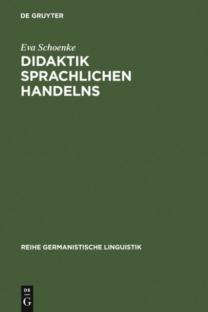 Eva Schoenke - Didaktik sprachlichen Handelns, E-bok. Tillgänglighet: Lägg i varukorg