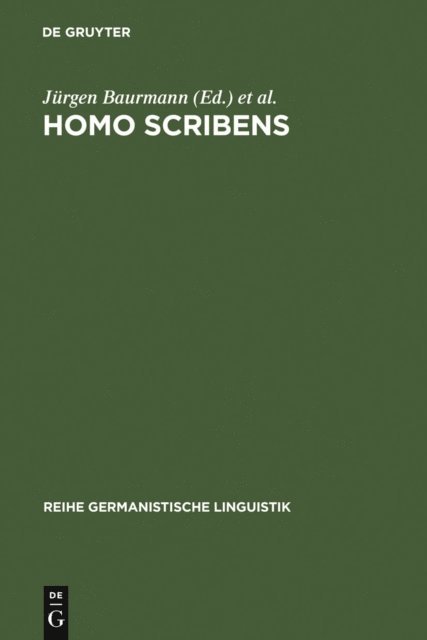 Ulrich Knoop, Hartmut Gunther, Jurgen Baurmann - Homo scribens, E-bok