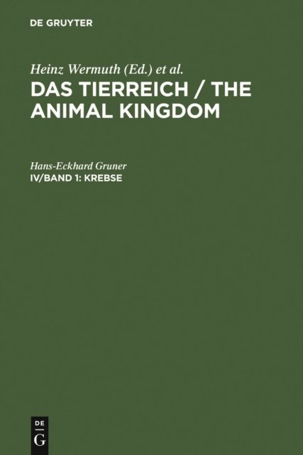 Hans-Eckhard Gruner - Krebse, E-bok