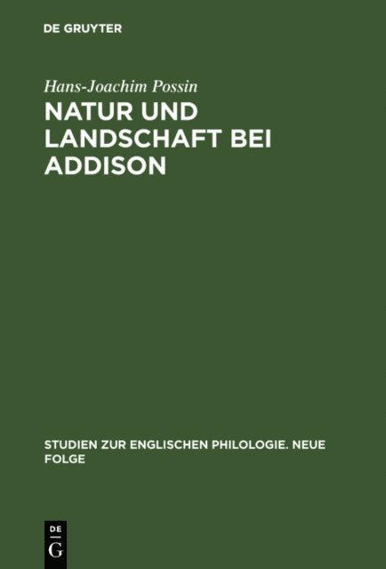Hans-Joachim Possin - Natur und Landschaft bei Addison, E-bok
