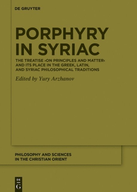 Yury Arzhanov - Porphyry in Syriac, E-bok
