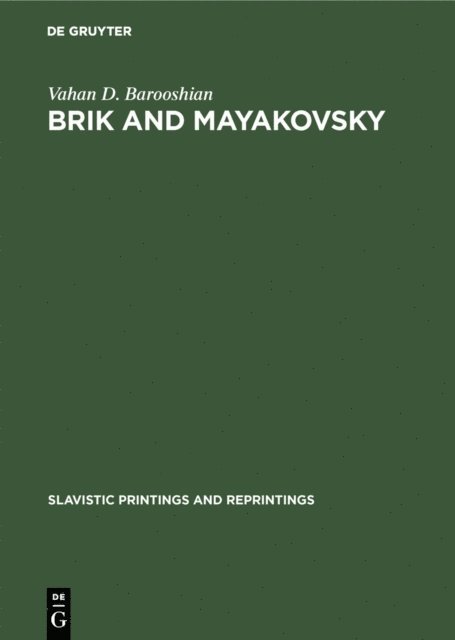 Vahan D. Barooshian - Brik and Mayakovsky, E-bok