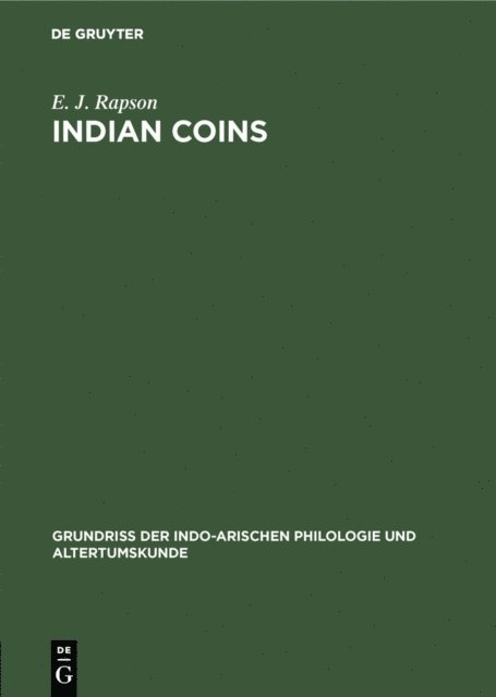 E. J. Rapson - Indian coins, E-bok