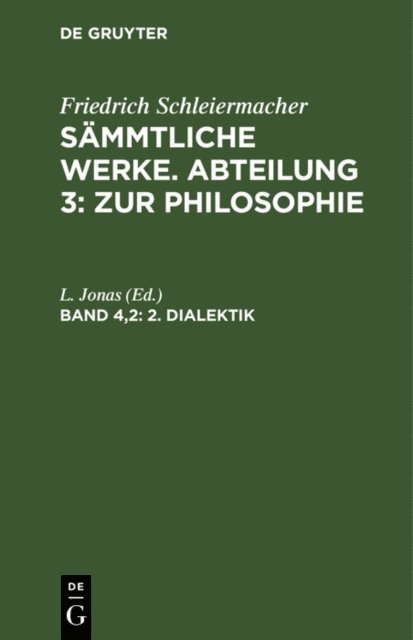 L. Jonas - 2. Dialektik, E-bok