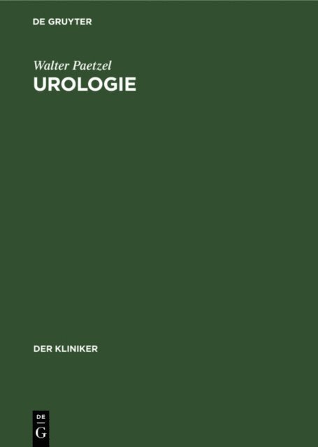 Walter Paetzel - Urologie, E-bok
