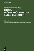 HebrÃ¿isches WÃ¶rterbuch zu Jeremia
