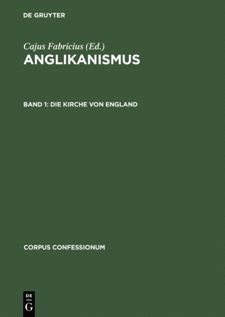 Cajus Fabricius - Die Kirche von England, E-bok