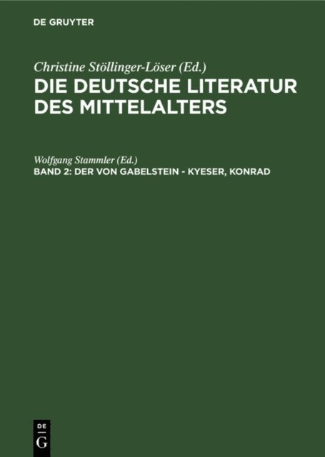 Karl Langosch - Der von Gabelstein - Kyeser, Konrad, E-bok
