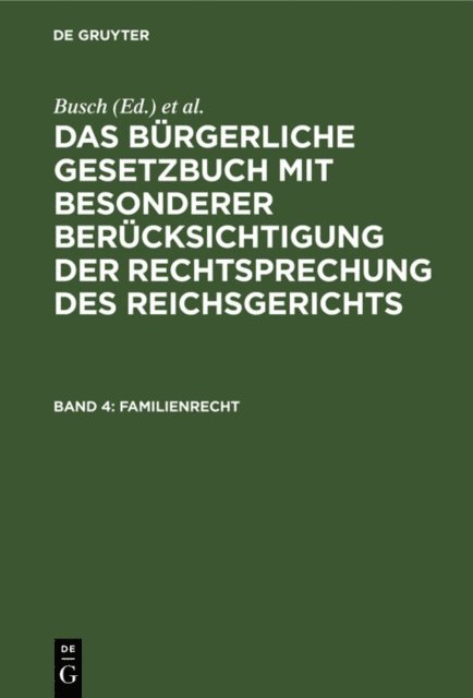 Sayn, Erler - Familienrecht, E-bok