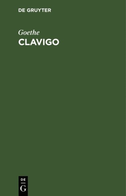 Goethe - Clavigo, E-bok