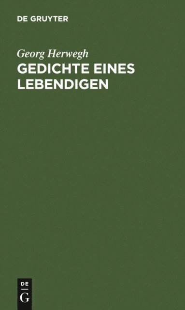 Georg Herwegh - Gedichte eines Lebendigen, E-bok