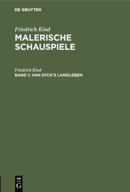 Friedrich Kind - Van Dyck's Landleben, E-bok