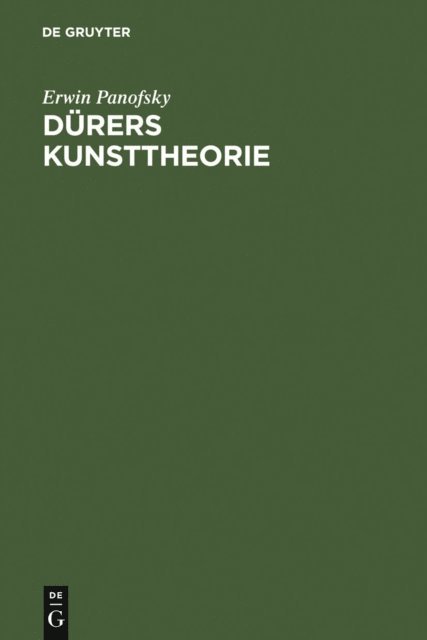 Erwin Panofsky - Dürers Kunsttheorie, E-bok