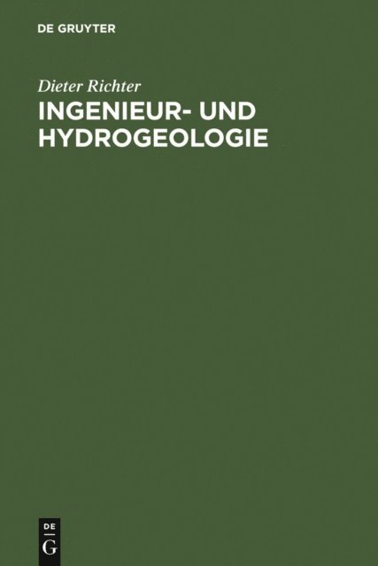 Dieter Richter - Ingenieur- und Hydrogeologie, E-bok